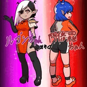 【skeb】ルゴシちゃん＆阿修羅ちゃん