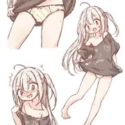 シロ髪ちゃん