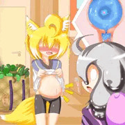 お腹の中に・・・