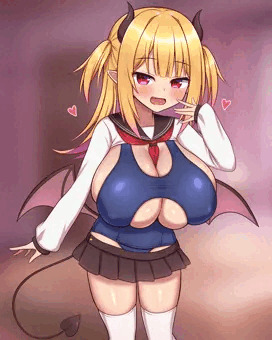 発育が良いメスガキサキュバスちゃん
