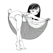 白いパンツと捲る国。
