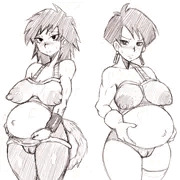 ギネ＆セリパ　「妊婦ぅドラゴンボール外伝」