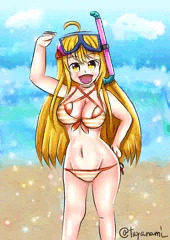 【アビホラ差分】水着ヴァリヤーク