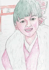 晴れ着の子１