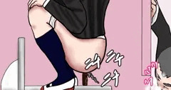 美人でアイドル的な同級生のトイレを覗き見る変態男子ｗ