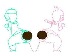 Adeleine & Ribbon Pushes Out Their Own Cute Turds 💩