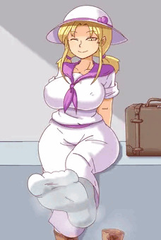 ルイズさんの蒸れ足