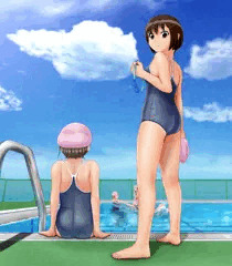 プールサイド