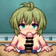 男子に頼まれてフェラ口内射精メルくん