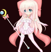 ピンクな魔法少女