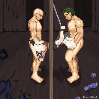 先生vs山賊壁ちんちんちんちん