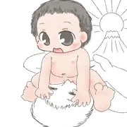 顔面騎乗乳児