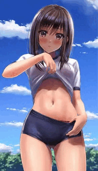 ちょっと鍛えたお腹見て～