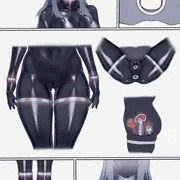 永遠に拘束されたラバー人形 2