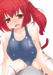 19ちゃんが魚雷にまたがってるだけ