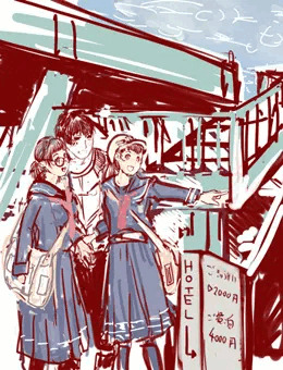 仲良しなJCに「こんな田舎に綺麗なホテルが！」とラブホテルに連れてこられたので、そのまま晩御飯までご休憩
