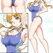 めぐるが競泳水着見せつけてドヤ顔してきたので生膣出ししまくるP