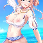 水着莉波お姉ちゃんに搾り取られたい♡