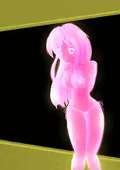 妖しく光る