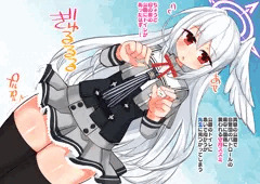 skebブルアカ スズミ くすぐられて限界パンツお漏らし