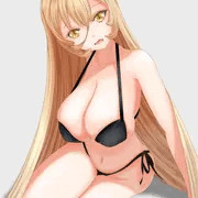 黒ビキニおニュイ