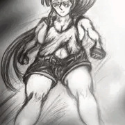 何かどこかで見た格闘家娘その２