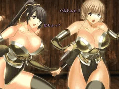 【女ザコ】下忍くノ一達と組んず解れつの肉弾戦に突入!!