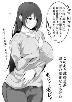ハルねぇのおっぱいを揉みたいトモくん