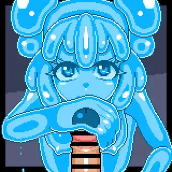 亀頭責めスライム娘ちゃん