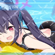 250625「黒見セリカ(ブルアカ)」競泳水着