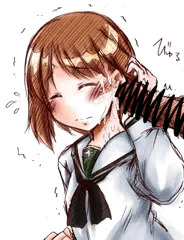 西住ちゃんの耳でしたいっ
