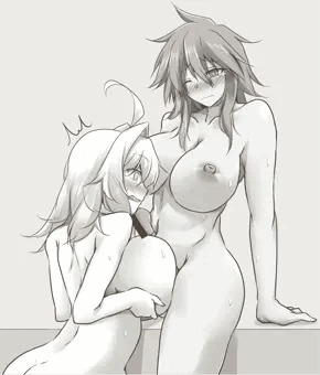 胸でしずめてあげようと奮闘するうちの子