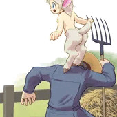 子ヤギちゃんは高い所が好き