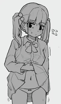 たくし上げおもらし