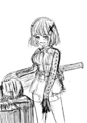リスカで強くなる魔法少女的な子予定