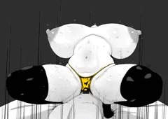 超乳金ビキニイチャラブセックス