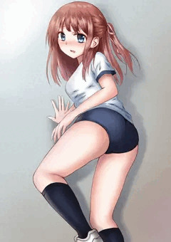 サイドポニーと体操着
