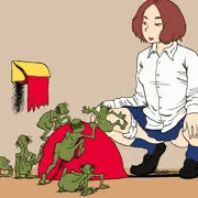 屈むときは注意しろ！