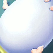 雛鳥の卵殻拘束