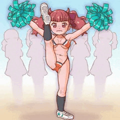 牛久さんの水着くつ下チア