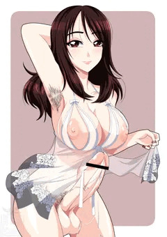 ベビードール姿のふたなりモデルさん
