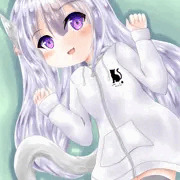 パーカー猫耳少女