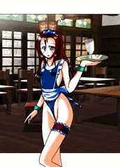 スク水メイドりっちゃん　カラー差分
