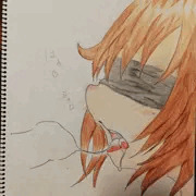 目隠しってエロくない?(塗ってみた)