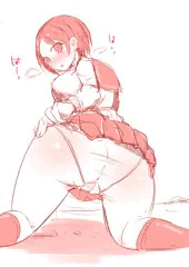 JKちゃんのおもらし我慢