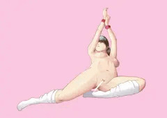 拘束全裸女子
