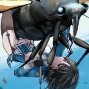 【空中蟲姦】落下が怖いため自ら虫の体にしがみつかなればならない　（Skebリク絵）