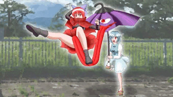 [東方] 赤蛮奇と多々良小傘のエッチなイリュージョン