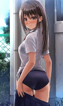 校舎裏で見せてくれちゃった！