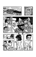 漫画「水泳部男女が裸でプールに入る話」８ページ
